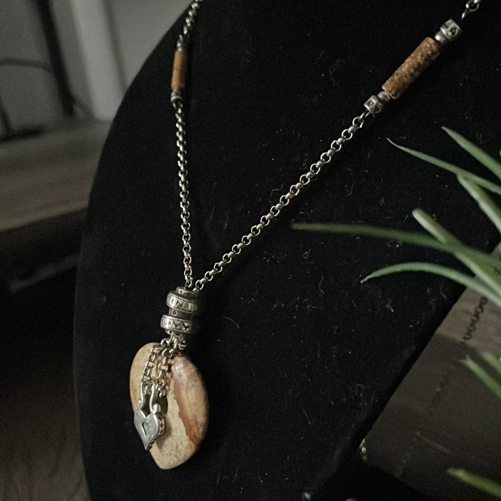 BRIGHTON LISTEN YOUR HEART LONG NECKLACE. - Picture 3 of 6